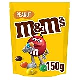 M&M'S | Peanut | Schokolinsen mit Erdnusskern | Schokolade Geschenk | Eine Packung (1 x 150g)