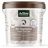 AniForte Bio Hagebutten für Pferde - getrocknete Früchte zur Unterstützung der Gelenkfunktion & Erhaltung des Immunsystems (1kg)