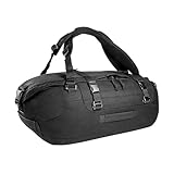 Tasmanian Tiger TT Duffel 45 L Taktische Reise-Tasche Duffel Bag für Herren mit Rucksack-Funktion und Molle-System, abschließbar, 45l Volumen, Schwarz