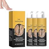 Fußpflege Spray Fuss 𝙎𝙥𝙧𝙖𝙮,Fußspray zur Nagelreparatur Geruchsbekämpfung,zuverlässiger Schutz vor stark schwitzenden Füßen und Fußgeruch,Nagelpilz Spray Fußpflegeprodukte 𝙎𝙥𝙧𝙖𝙮 (3PCS)