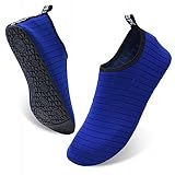 Turnschuhe Damen Schwarz Barfußschuhe Weiß Damen Erwachsene Strandschuhe für Männer und Frauen, rutschfest, weicher , zum Tauchen, Backwaters, barfuß, Turnschuhe Damen Schwarz Barfußschuhe (Blue, 43)