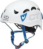 Climbing Technology Galaxy Helm, weiß/azurblau, Regolabile da 50-61 cm