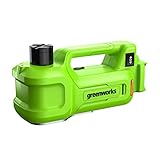 Greenworks G24JACK Akku-Jack 24V 3T Elektrische Hydraulische Hubhöhe: 6-1/8'-17-1/2' (155-445mm) Fit für die meisten Fahrzeuge OHNE AKKU und Ladegerät