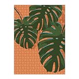 artboxONE-Puzzle L (500 Teile) Natur Monstera Leaf Pop Art III - Puzzle Pop Art Botanical Bright