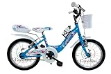 Venere 16 Kinderfahrrad für Mädchen, Räder 40,6 cm (16 Zoll), Hellblau