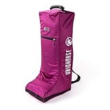 UNIQHORSE Stiefeltasche - Tasche für Reitstiefel - Für Reiter entwickelt (Berry)