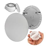 Abdeckhaube und Haarsieb Set für Duschabfluss, Ø 115 mm, kompatibel mit Viega Tempoplex Ablaufgarnitur ab Baujahr 2006, für Duschwanne mit Ablaufloch Ø 90 mm, verchromter ABS ASA Deckel, Haarfilter