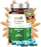 Spermidin Plus - natürliches Spermidin aus Weizenkeimextrakt - 90 Kapseln - hochdosiert mit 5,5mg pro Kapsel - Vegan - Made in Germany - Canitat M