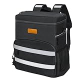 kiximay 30L Kühltasche groß faltbar - Kühltasche für Essen & Getränke, Kühltasche Picknicktasche, Isolierte Thermotasche, Kühltasche Auto für Strand/Picknick/Camping/BBQ
