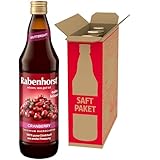 RABENHORST - Cranberry Muttersaft 3er Pack (3 x 700 ml) - 100 % purer Cranberry-Direktsaft aus erster Pressung aus sorgfältig ausgewählten, original nordamerikanischen Cranberrys von bester Qualität