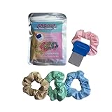 Läuse Haargummi – Enthält Lice Comb – Anti Läuse Haargummi fur Kinder – 100% natürlich, mit ätherischen Ölen - Effektive Vorbeugung - Enthält vier Haargummis in Blau, Rosa, Mintgrün und Beige.