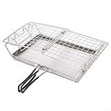 Faltbarer Camping-Toaster aus Edelstahl mit verstellbarem Brotschlitz und Schnellheizfunktionen, platzsparendes Design für Rucksackreisen und den Außenbereich