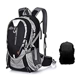 YIHANSS 25L Outdoor-Bergsteigerrucksack Herren-Fahrradrucksack Damen-Wanderrucksack (Farbe: Schwarz, Größe