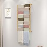 Schalständer, 9 Etagen, abnehmbare Metall-Kleiderbügel, modernes kommerzielles Regal für Seidenschals, Decken, Wandhalterung, hängende Aufbewahrung für Gürtel, Anzüge, Hosen