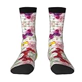 Unisex Socken 40cm Schmetterlingsdruck Sport Socken Sports Socks Flauschige Coole Socken Für Geburtstage, Damen, Vatertagsgeschenk