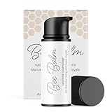 bedrop BeeBalm Lippenpflege Lippenbalsam im Pump-Spender mit Manuka Honig, Gelée Royale, Retinol - feuchtigkeitsspendend, Anti-Aging für Lippen & Nase 100% natürlich, 6ml (6ml)