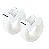 Multifunktionales unsichtbares Klebeband-Set mit nachfüllbarem Klebebandabroller, beschreibbares Klebeband, Büro, Schule, Schreibwarenbedarf, Klebebandabrollen-Halter, 2,5 cm, 5,1 cm, 7,6 cm Kern