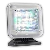 LED-Lampe, gefälschtes TV-Simulatorlicht, LED-TV-Simulator for die Sicherheit zu Hause, 2 W, 4 Modi, gefälschtes TV-Simulatorlicht, automatisches Einschalten, einbruchsicheres TV-Licht mit Timer und L