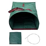 Dreuhuing Laubsäcke - Robuster Großer Müllsammelkorb,Klappbare Wiederverwendbare Rasenbeutel - Für Bau Haushalt Küche Recycling Schnittgut