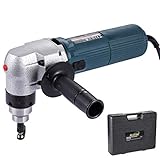 KATSU Elektrischer Knabber Blechknabber 625W Industrie Blechschere Blechnibbler Nibbler Schneidet 2,5 mm Stahlplatte, zum Schneiden Edelstahl Kupfer Aluminium 100460