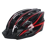 Motorradhut, Fahrradhut, Kopfschutz, Mountainbike-Kopfschutz, verstellbar, Rennmütze mit abnehmbarem Randfutter, für Rennrad, Outdoor-Sport