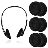 3 Paar Schaumstoff Ohrpolster Kopfhörer Schaumstoff Ohrhörer Ohrpolster Schaumstoff Polster Kopfhörerpolster Ohrpolster 50mm Schaum Ohrkissen Black Ersatz Earpads ür in-Ear Kopfhörer