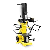 BAMATO HO-12PRO Holzspalter mit Elektroantrieb | 12 Tonnen Spaltkraft | patentierter Spalttechnik | Vario Spalt System | Schwenkbarer Spalttisch | Spalter für Kurz- & Langholz