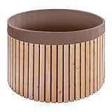 Ing. G. Beckmann KG Regenfass, natur, 124 x 124 x 88 cm, 1000 L, FL100