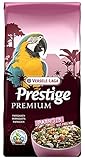 VERSELE-LAGA – Prestige Premium Papageien – Angereicherte, vollständige und abwechslungsreiche nussfreie Samenmischung für Papageien – 15 kg
