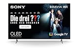 Sony BRAVIA XR, XR-65A75K, 65 Zoll Fernseher, OLED, 4K HDR 120Hz, Google TV, Smart TV, Works with Alexa, mit exklusiven PS5-Features, HDMI 2.1, Gaming-Menü mit ALLM + VRR, 24 + 6M Garantie