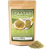 He-Ju Zaatar Gewürz Zubereitung 250 g vegan, glutenfrei, ohne Zuckerzusatz, orientalische Gewürzmischung für die nordafrikanische und arabische Küche