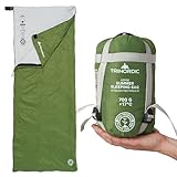 Trinordic 700g Ultraleicht Deckenschlafsack – mit Anti-Klemm-Reißverschluss – Kompakte Schlafsack Sommer für Erwachsene – Outdoor Wandern, Rucksackreisen, Bikepacking und Reisen