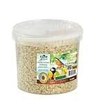 Dehner Natura Premium Wildvogelfutter, halbe / ganze Erdnüsse schalenfrei, Ganzjahresfutter proteinreich / energiereich, hochwertiges Vogelfutter für Wildvögel, 3.4 kg