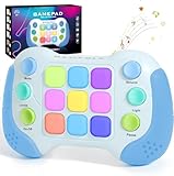 YouJabz Handheld-Spielekonsole, Quick Push Spiel Fidget Toys für Kinder Erwachsene, Pop Game It Elektronisches Spiel Antistress Spielzeug Geschenke für Kids (Blau)