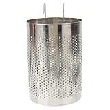 VILLCASE Edelstahl Abtropfkorb Hängend Küchenutensilienhalter Besteckaufbewahrung Multifunktional Stabil für Essstäbchen Löffel Gabeln Organizer für Zuhause Restaurant Hotel