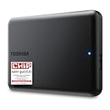 Toshiba Canvio Partner 1TB Portable 2,5' Externe HDD, USB 3.2 Gen 1, kompatibel mit Mac und Windows, USB-betrieben