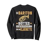 Bariton Entschädigung, Blasmusik Festival Baritonhorn Sweatshirt