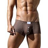 Boxershorts Herren Stretch Underwear Figurformende Schlüpfer Boxer Briefs Unterhosen Sexy Unterwäsche Funky Reizwäsche Weiche Atmungsaktiv Unterhose Komfort Unterbekleidung