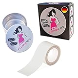 Annas FASHION TAPE® zum Probierpreis - Made in Germany - Klinisch getestet - Body Tape, Garment Tape, Körper-Haut-Klebeband, doppelseitig, transparent, Fixierband für den Körper 20mm x 1m