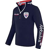 Nebulus Fleecepullover SKANDINAVIA T060 (Modell: Q1001 - Herren, Navy; Größe: XL) FBA