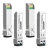 OPSTRAN 10GBASE-LR SFP+ optisches Transceiver-Modul, kompatibel mit Cisco SFP-10G-LR-S Ubiquiti Unifi UF-SM-10G Finisar Netgear TP-Link D-Link QNAP 10G SFP+ LR 1310nm 10km DDM Duplex LC SMF, 4 Stück