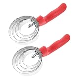Toyvian 2 Stück Teiliges Livestock Brush mit Gezacktem Metallkamm Effektive Hautstimulation und Komfortable Juckreizlinderung Ergonomisch für Pferde Schafe und Rinder Farmen