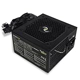 Tecnoware ATX-Netzteil 650W für PC - Leises Lüfterrad 12 cm - Steckverbinder 3 x SATA, 1 x 24-polig, 1 x 12V 4 + 4-polig, 3 x Molex