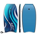 COSTWAY Bodyboard für Kinder, Surfbrett mit EPS-Kern, XPE-Deck, HDPE-Unterseite & Handgelenkschlaufe, Surfboard, Body Board