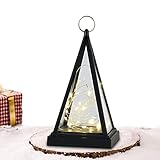 Dekorative Weihnachtslaternen | Vintage Glitzer Laterne - Tischlaterne Weihnachten für Party Tisch Home Laterne