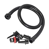 Honseadek Aufblasbarer Luftpumpenschlauch, 1,2 m, mehrere Anschlüsse, PVC-Zubehör, Kanu, Paddelboard, Surfbrett, Schlauchboot, Matratze, Sofa