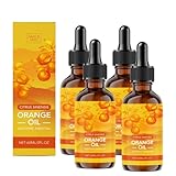 Orangenöl 100% Naturrein - Ätherisches Öl aus Kaltpressung - Pharmaqualität für Sauna Aufguss, Diffusor & Aromatherapie - Vegan & Laborgeprüft (60ml) (4, Orange)
