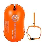 Swim Buoy - Tow Air Float Suit | Waterproof Inflatable Dry Bag | Sports Schnorchel Triathletes Buoy | Light And Visible Swim Bubble | Safe Swim Training, Open Water Swimming Outdoor Accessories