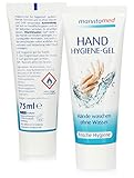 2x Hygiene Handgel in der Tube - Hand Hygiene-Gel für mobile Handreinigung ohne Wasser für unterwegs - 75 ml je Tube