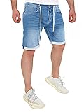 Yazubi Stylische Männer Kurze Hosen Sommer Herren Freizeit Men Jeans Herrenbekleidung Sommer Henry, Blau (Blue Horizon 183929), W30